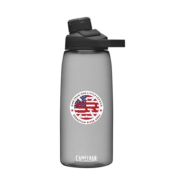 SRALL CamelBak Chute Mag 32 Ounces Charcoal with one-sided UV DTF league logo