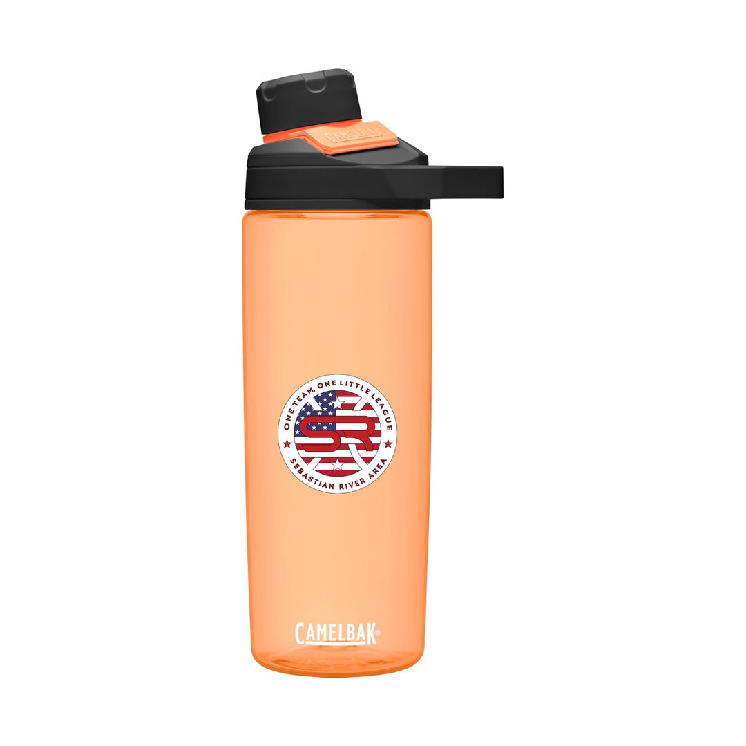 SRALL CamelBak Chute Mag 20 Ounces Desert Sunrise with one-sided UV DTF league logo