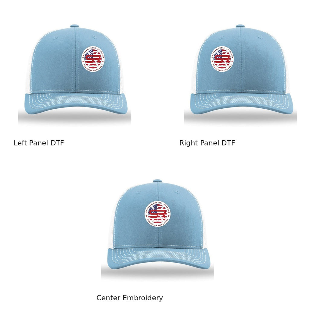SRALL 112 | Columbia Blue/ White | All Decorations