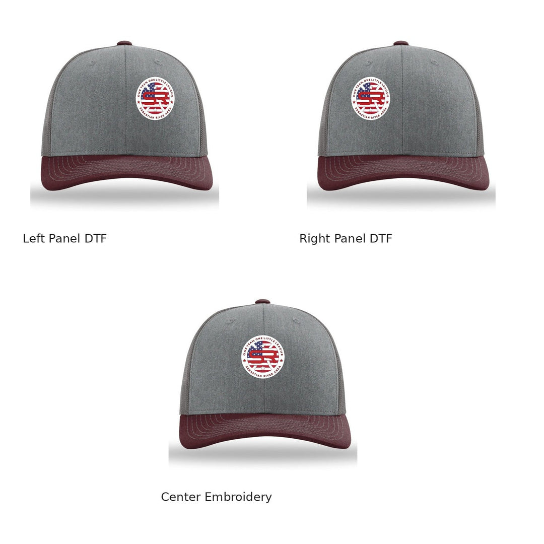 SRALL 112 | Heather Grey/ Charcoal/ Maroon | All Decorations