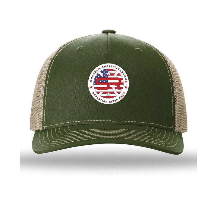 SRALL 112FP | Army Olive/ Tan | Center Embroidery