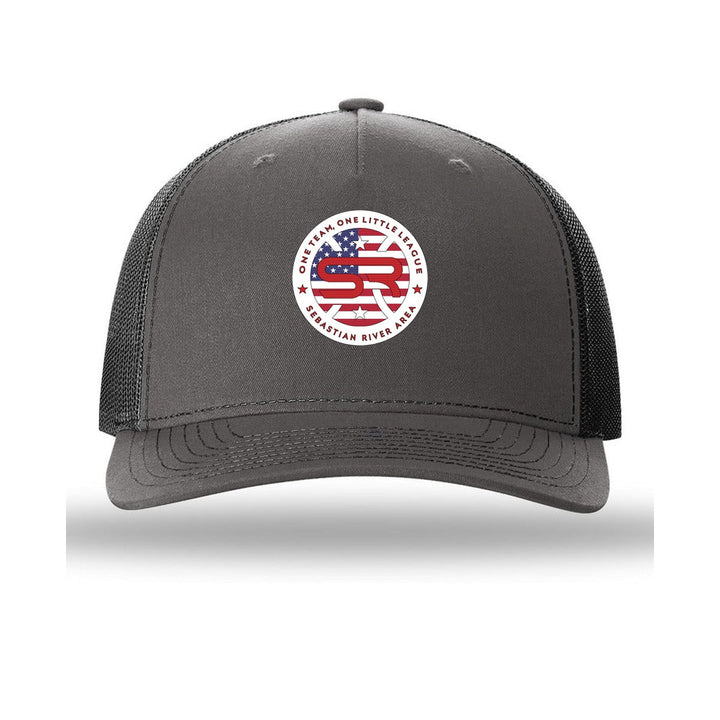 SRALL 112FP | Charcoal/ Black | Center Embroidery