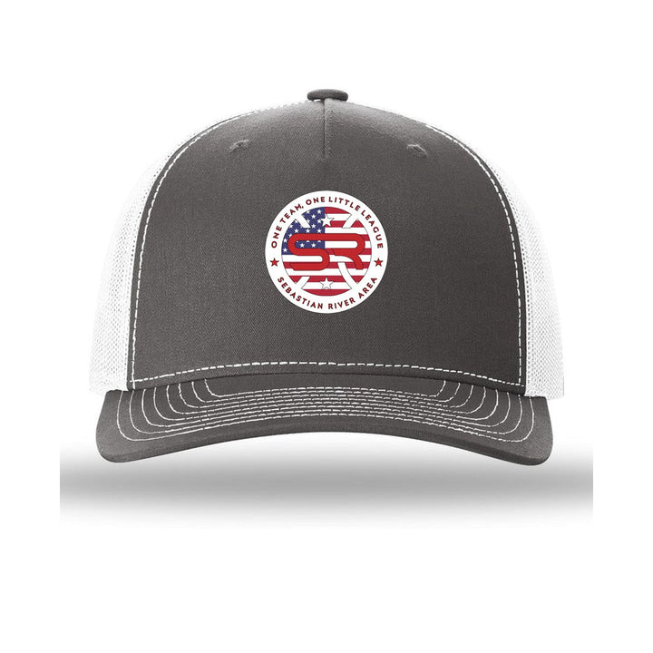 SRALL 112FP | Charcoal/ White | Center Embroidery