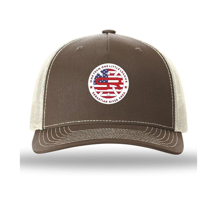 SRALL 112FP | Chocolate Chip/ Birch | Center Embroidery