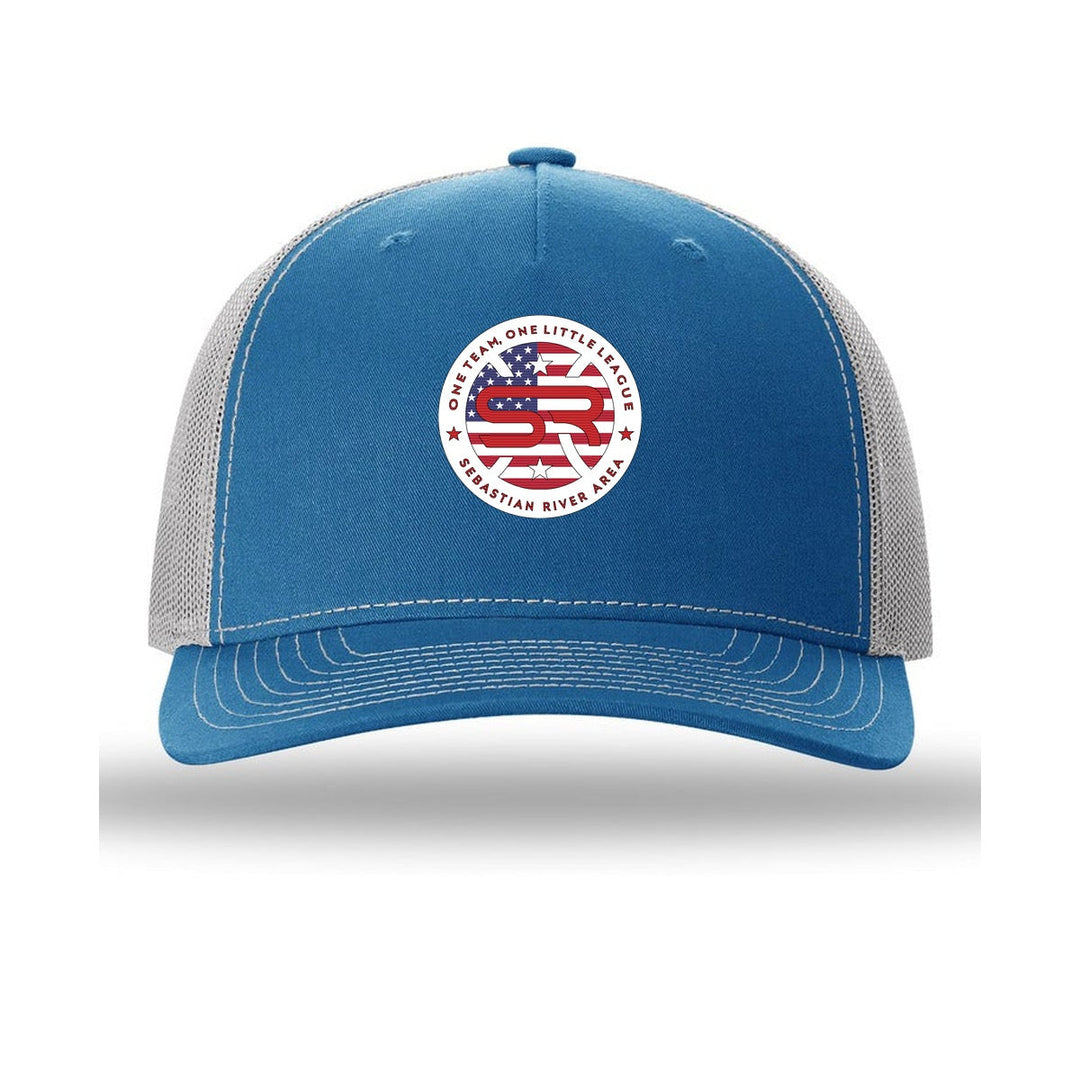 SRALL 112FP | Cobalt Blue/ Grey | Center Embroidery