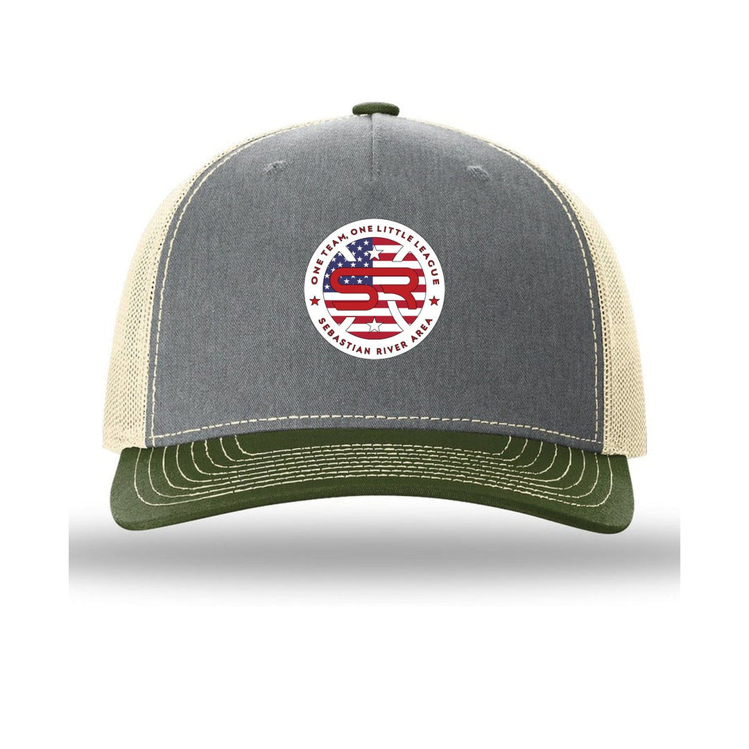 SRALL 112FP | Heather Grey/ Birch/ Army Olive | Center DTF