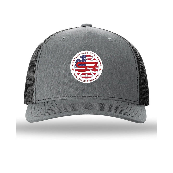 SRALL 112FP | Heather Grey/ Black | Center DTF