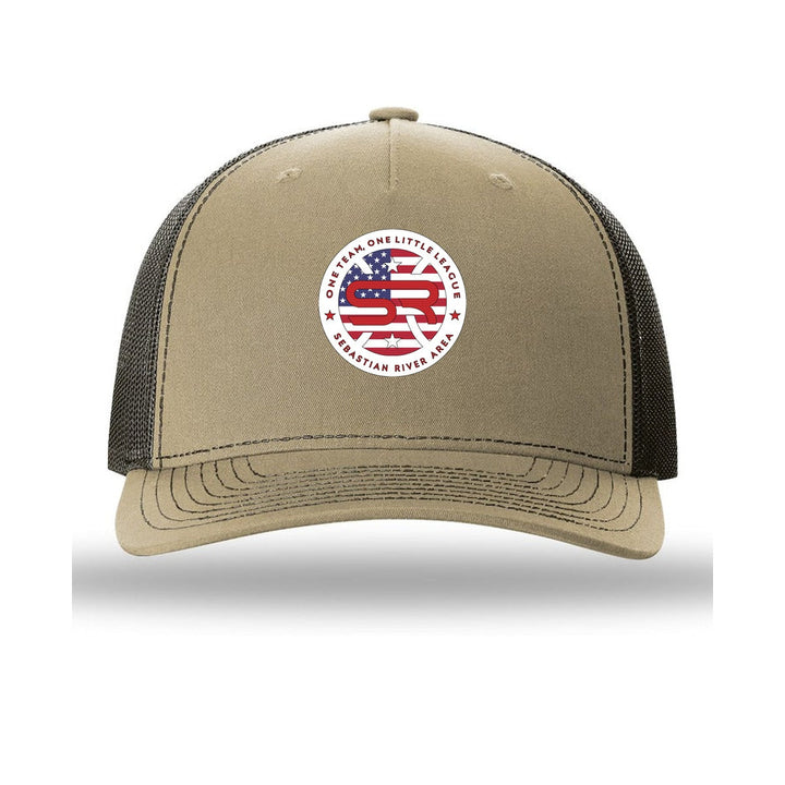 SRALL 112FP | Khaki/ Coffee | Center Embroidery