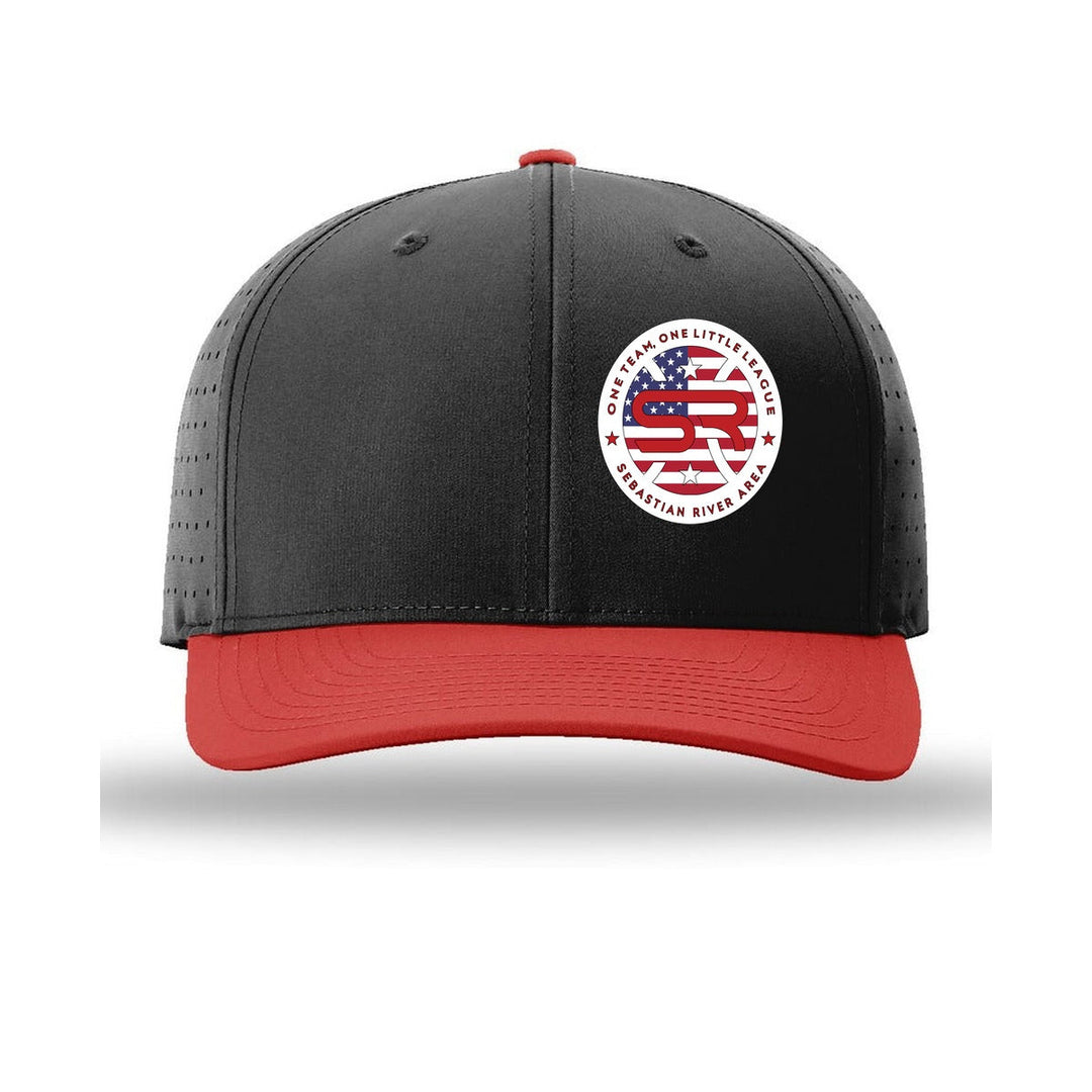 SRALL 632 | Black/ Black/ Red | Left Panel DTF