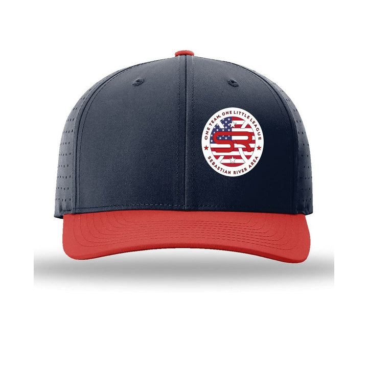 SRALL 632 | Navy/ Navy/ Red | Left Panel DTF