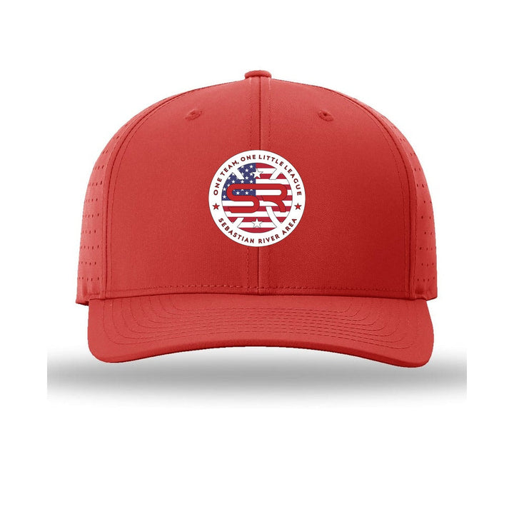 SRALL 632 | Red | Center Embroidery