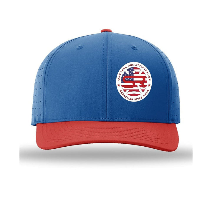 SRALL 632 | Royal/ Royal/ Red | Left Panel DTF