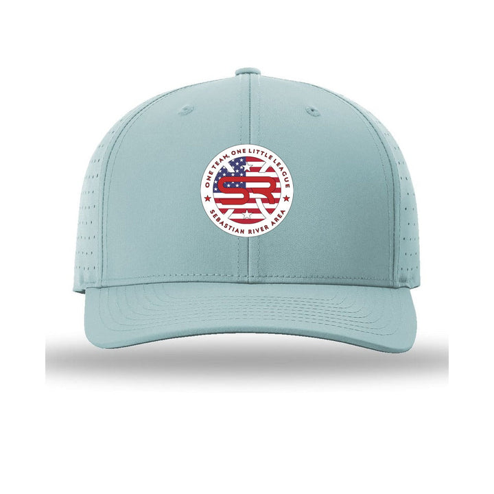 SRALL 632 | Smoke Blue | Center Embroidery