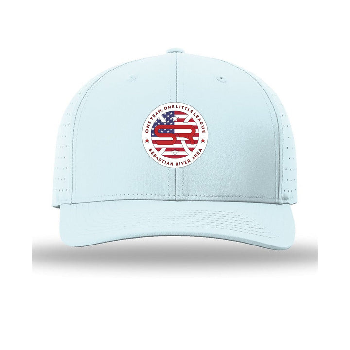 SRALL 632 | Soft Blue | Center Embroidery