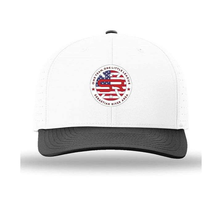 SRALL 632 | White/ White/ Black | Center Embroidery
