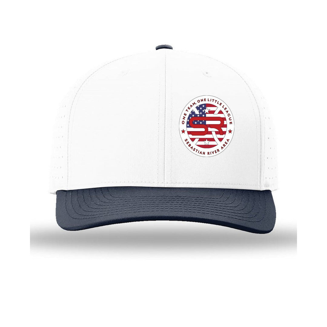 SRALL 632 | White/ White/ Navy | Left Panel DTF