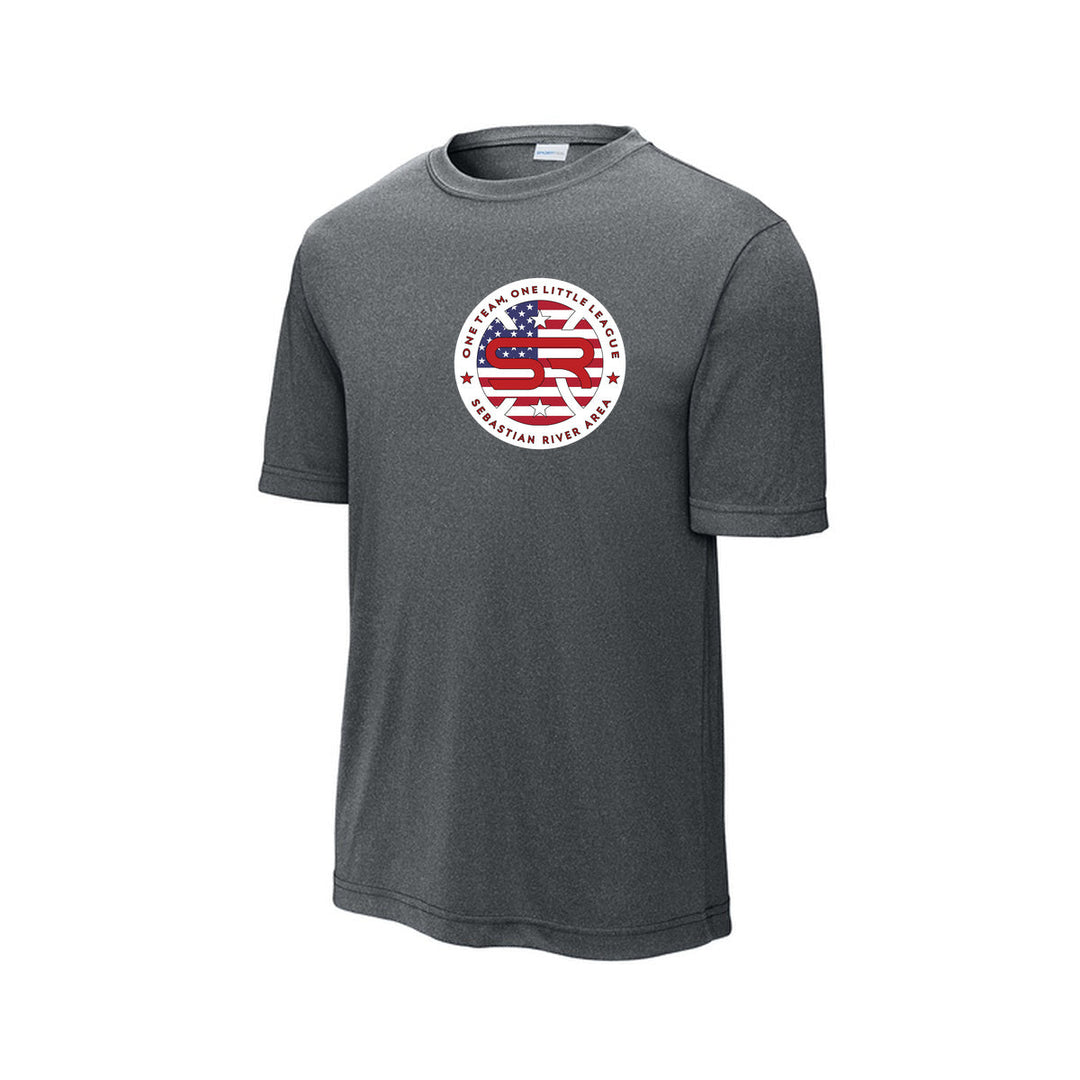 SRALL ST350 | Iron Grey Heather | Front Logo