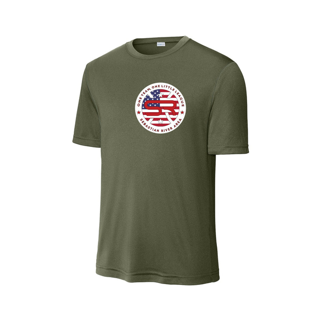 SRALL ST350 | Olive Drab Green | Front Logo