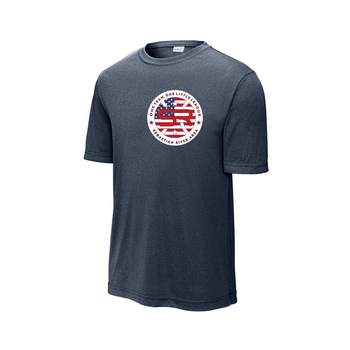 SRALL ST350 | True Navy Heather | Front Logo