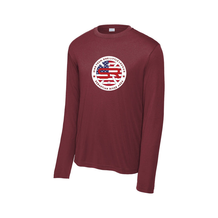 SRALL ST350LS | Maroon | Front Logo