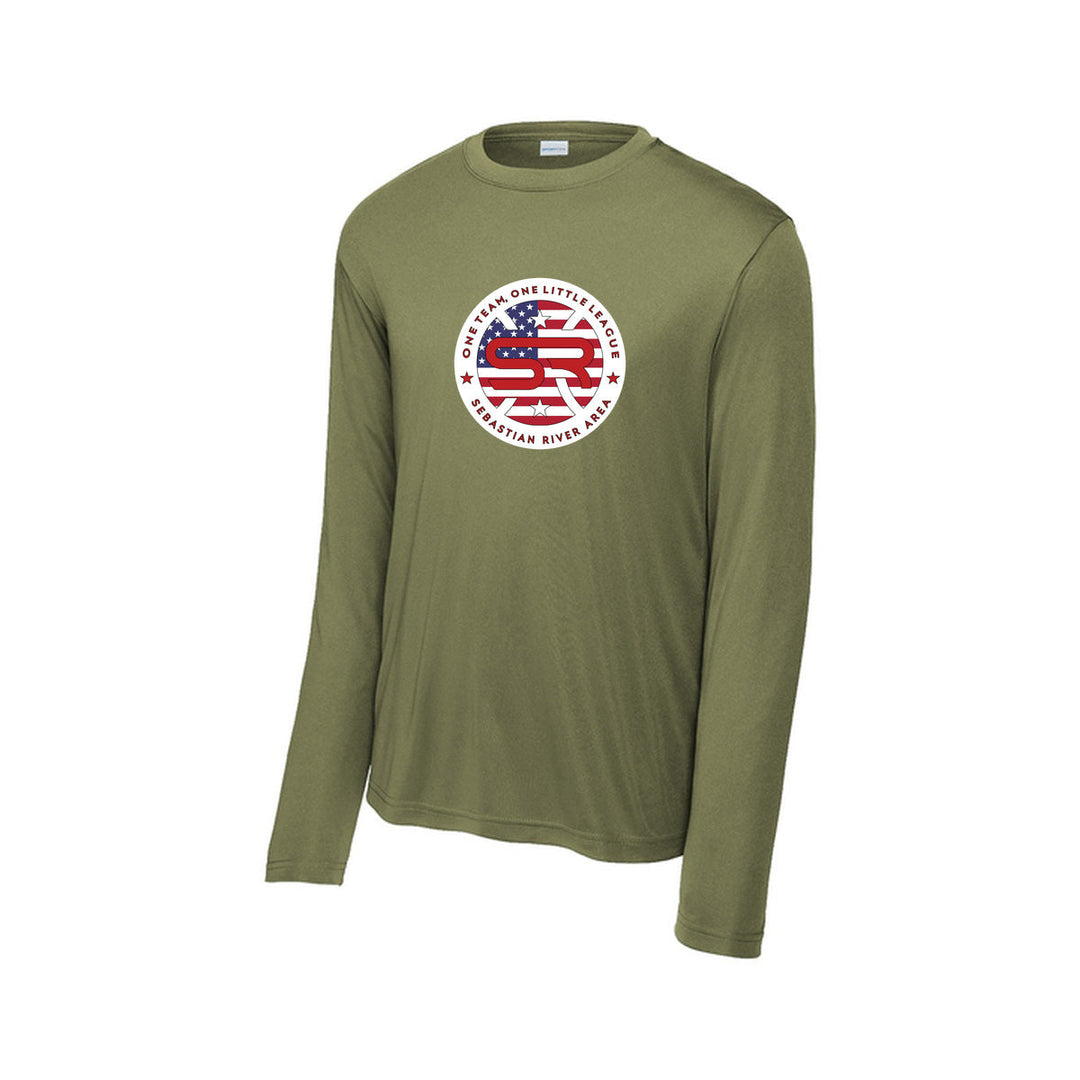 SRALL ST350LS | Olive Drab Green | Front Logo