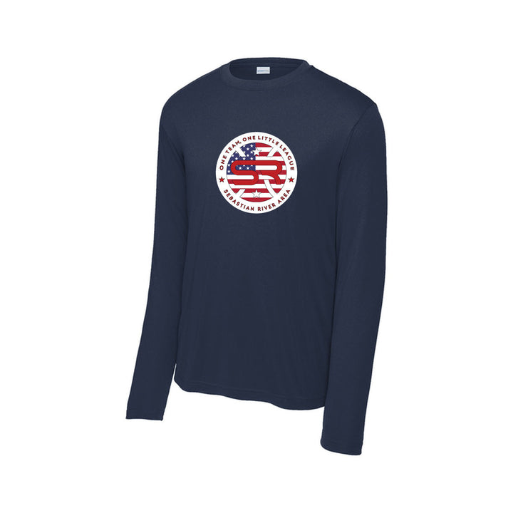 SRALL ST350LS | True Navy | Front Logo