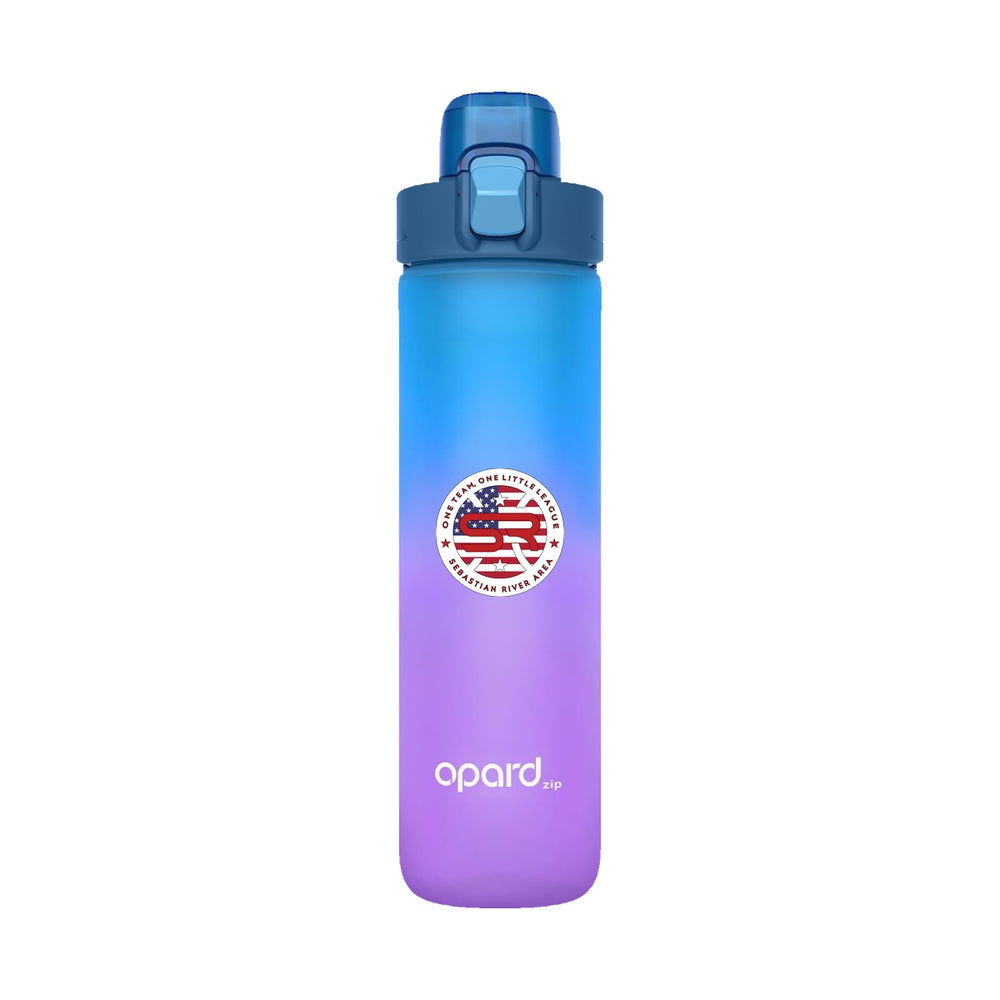 SRALL Opard 20 Ounces Aurora Blue Purple with one-sided UV DTF league logo