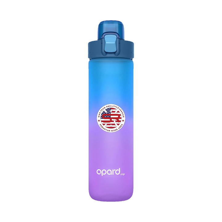 SRALL Opard 20 Ounces Aurora Blue Purple with one-sided UV DTF league logo