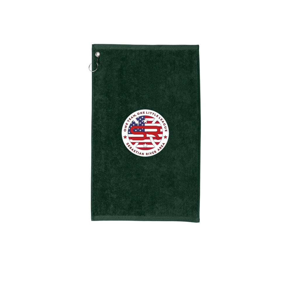 SRALL TW51 | Hunter | League logo mockup — revised imprint scale