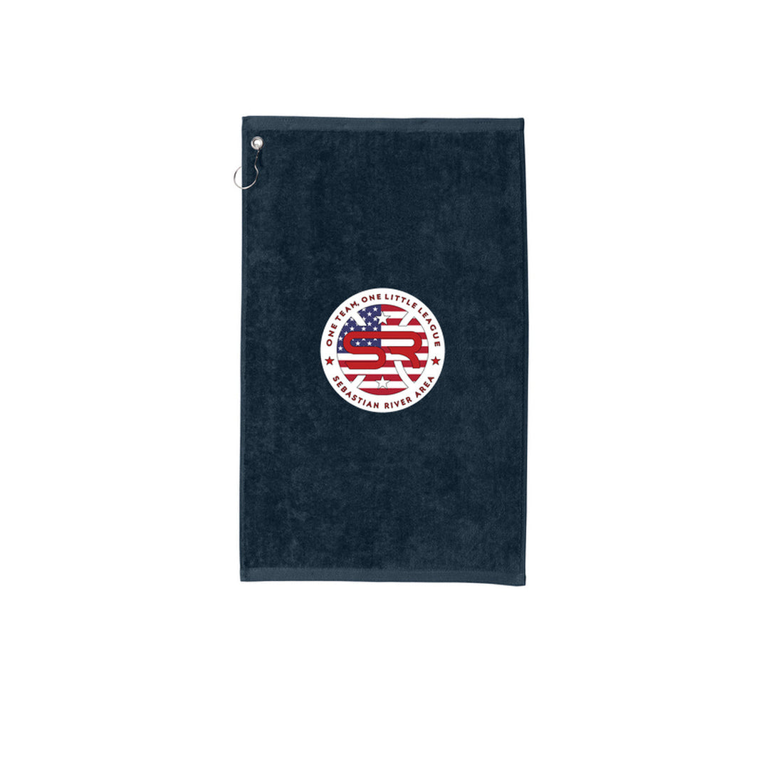 SRALL TW51 | Navy | League logo mockup — revised imprint scale