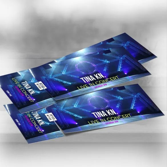 Event Tickets (Variable Numbered)