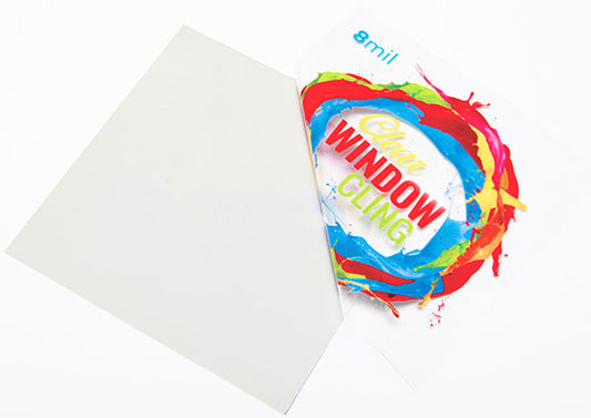 Transparent Window Cling 18"x23"